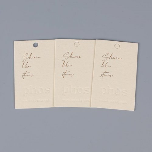 Vanilla paper jewelry card, earring card, necklace card, hot stamping card, gravure card, special paper card customization