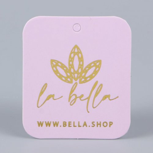 Apparel card, tag, bronzing card, display card, copperplate paper card can be customized
