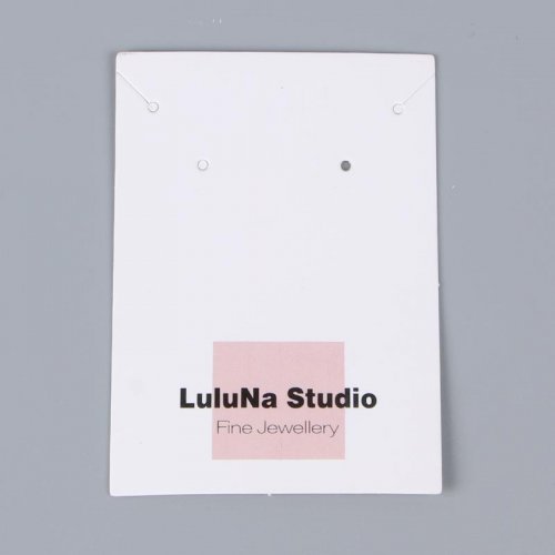 Fashion earring card, earring card, necklace card, jewelry display card, customizable