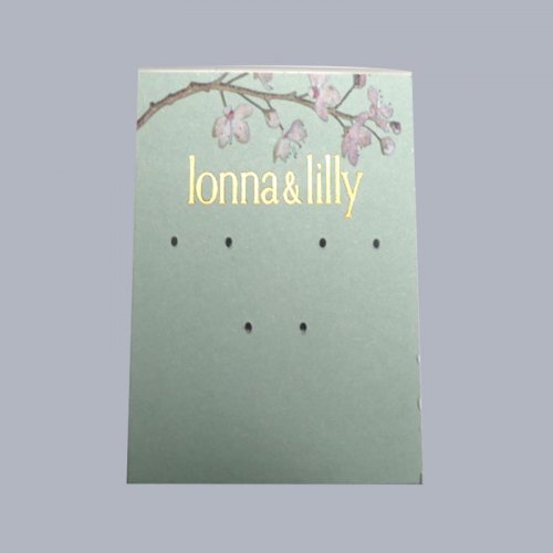 PVC Card Fashion Jewelry Display Card Packaging Card Jewelry Card Customizable