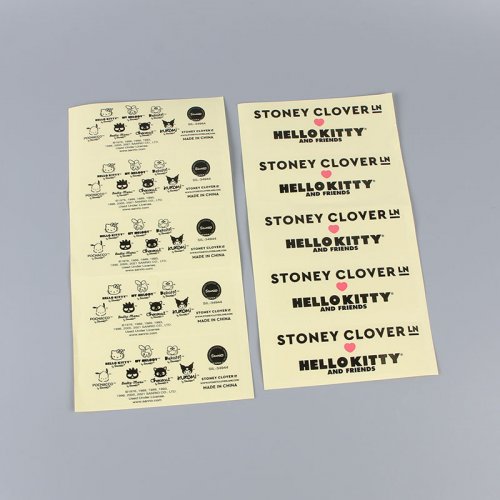 Transparent self-adhesive stickers Custom printed color PVC stickers Sealing stickers