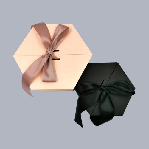 Wholesale large black and pink custom logo paper cardboard packaging box luxury magnetic paper gift box