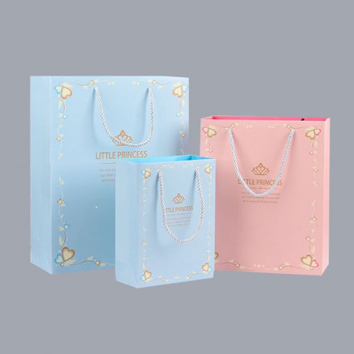 Personalized custom gift bag, jewelry bag, packaging paper bag with handle