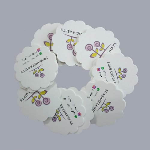 Customized fancy design offset printing gift cardgreeting card with logo thank you card