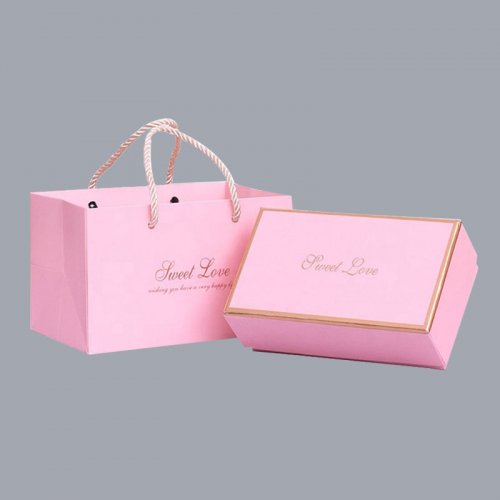Cardboard Gift Box Customized Hot Stamping and Hot Stamping Logo Rectangular Gift Box Gift Set
